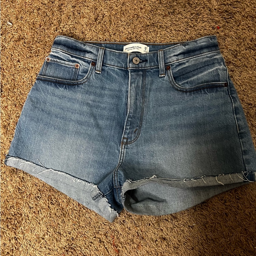 Abercrombie & Fitch Blue Jean Shorts
